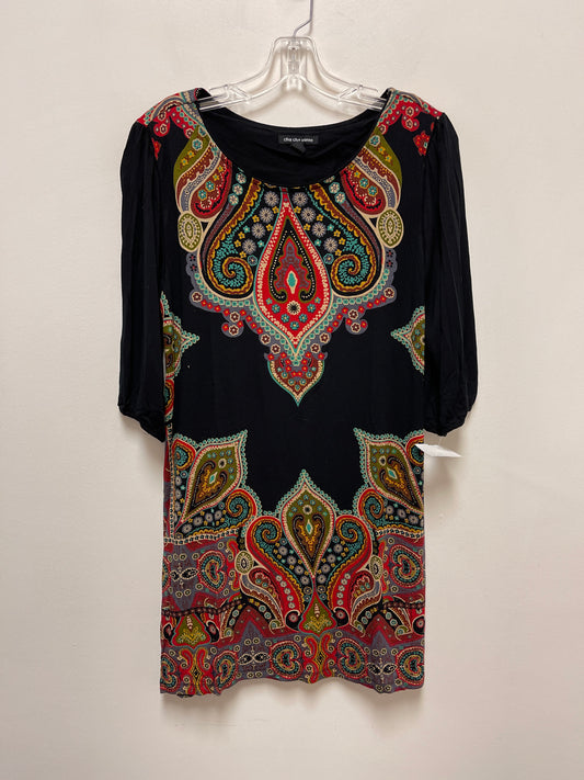 Black Tunic Long Sleeve Cha Cha Vente, Size L