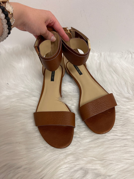 Tan Sandals Flats Rachel Zoe, Size 9