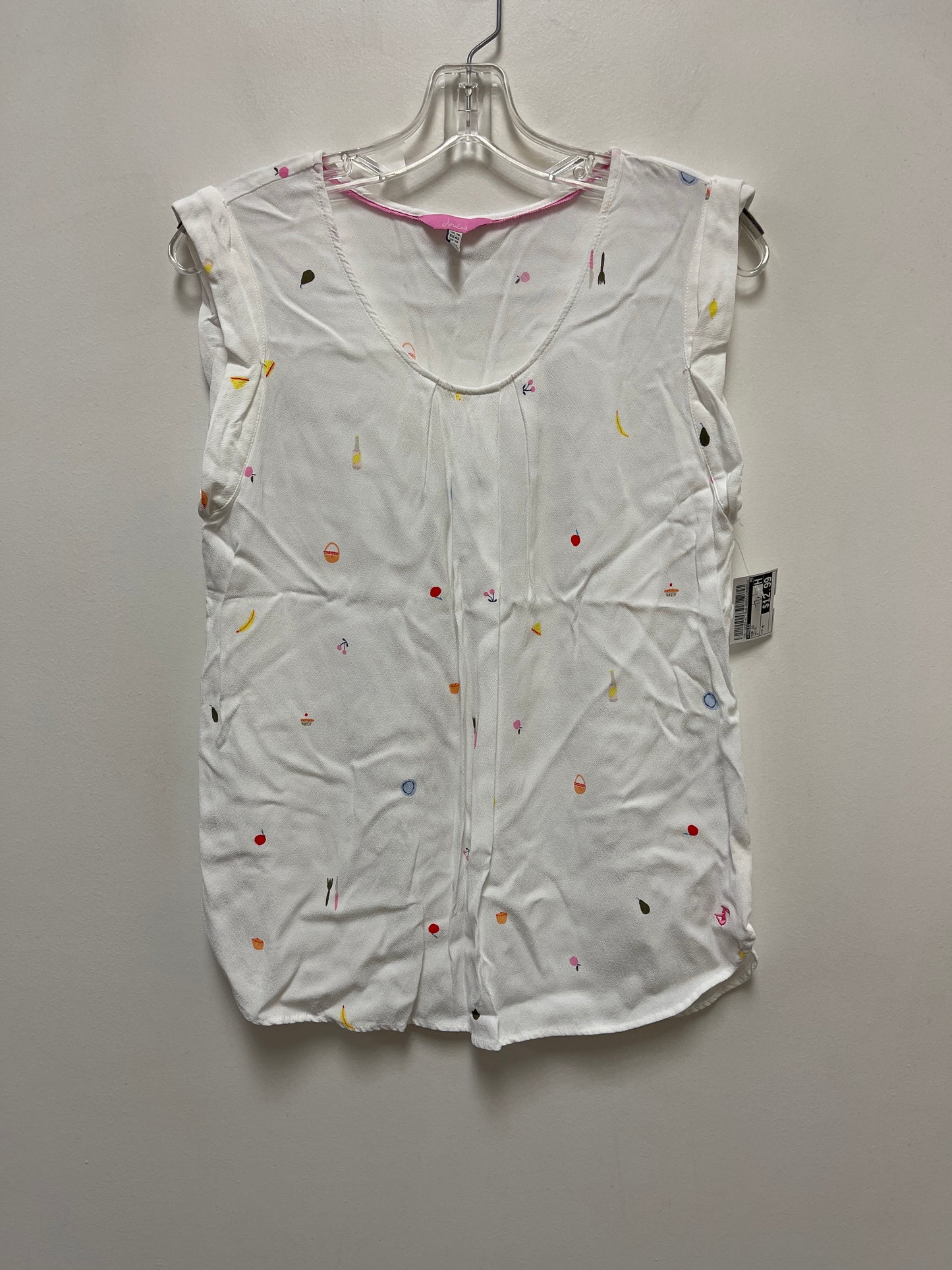 White Top Short Sleeve Joules, Size M