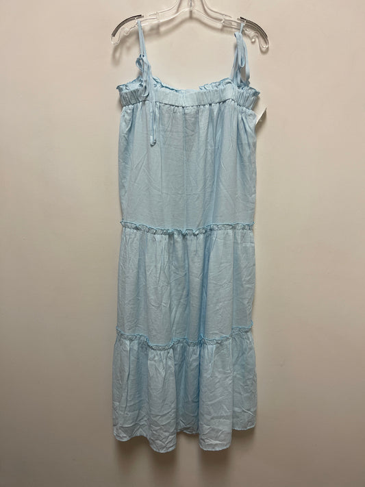 Dress Casual Midi By Clothes Mentor In Blue, Size: M