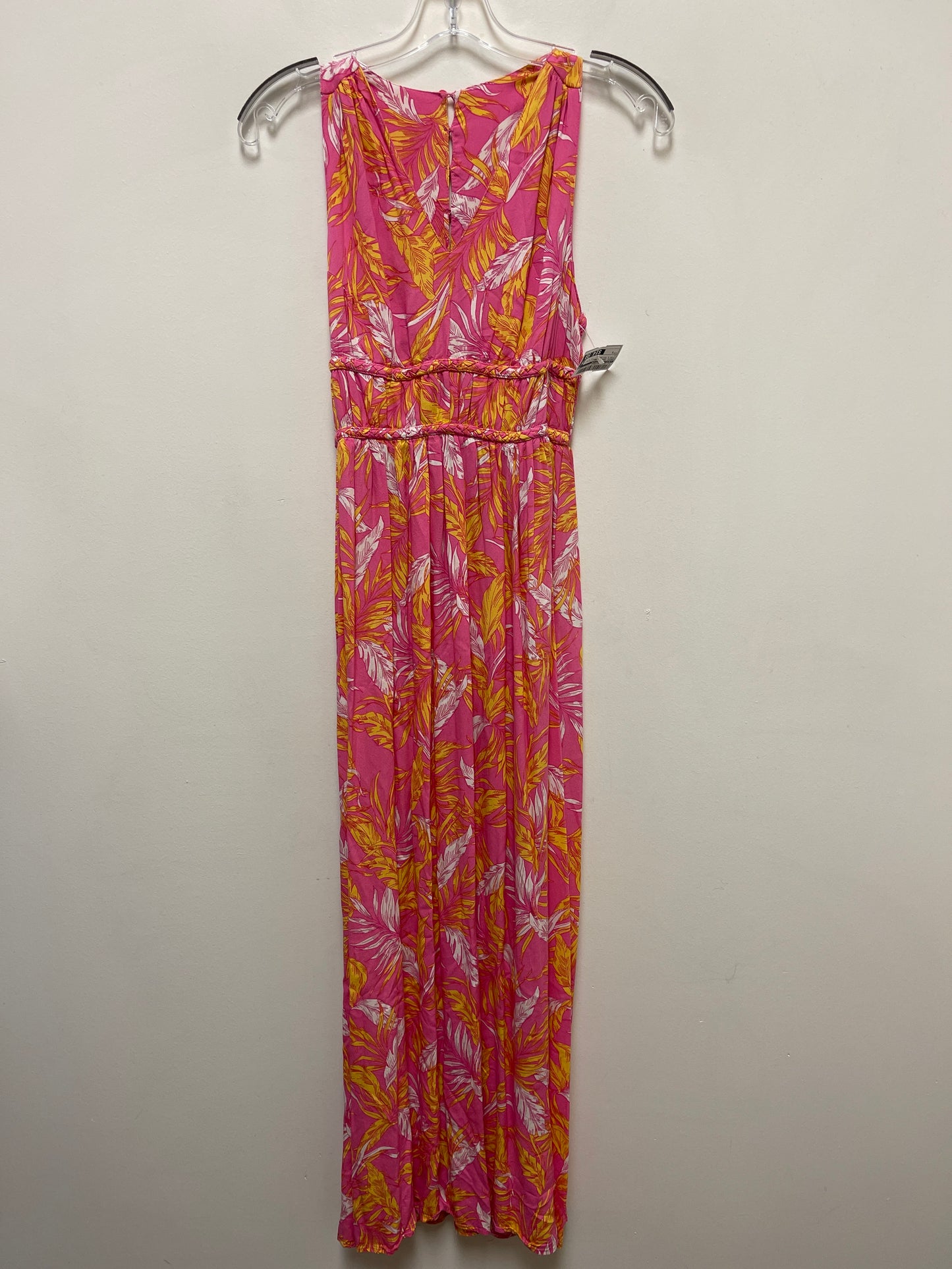 Dress Casual Maxi By Jessica Simpson In Pink & Yellow, Size: S