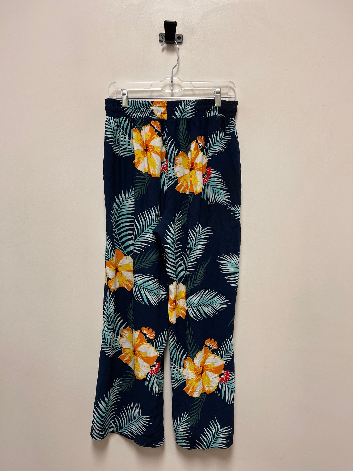 Pants Wide Leg By Clothes Mentor In Tropical Print, Size: L