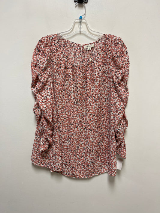 Top Long Sleeve By Max Studio In Floral Print, Size: 1x