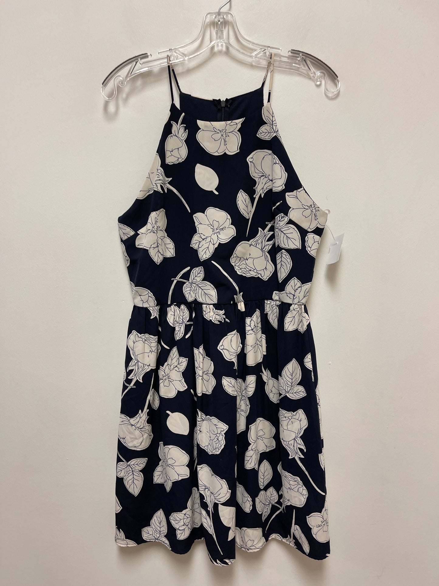 Dress Casual Short By Everly In Blue & White, Size: M