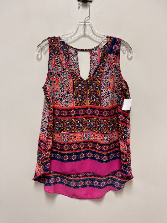 Top Sleeveless By Clothes Mentor In Multi-colored, Size: S