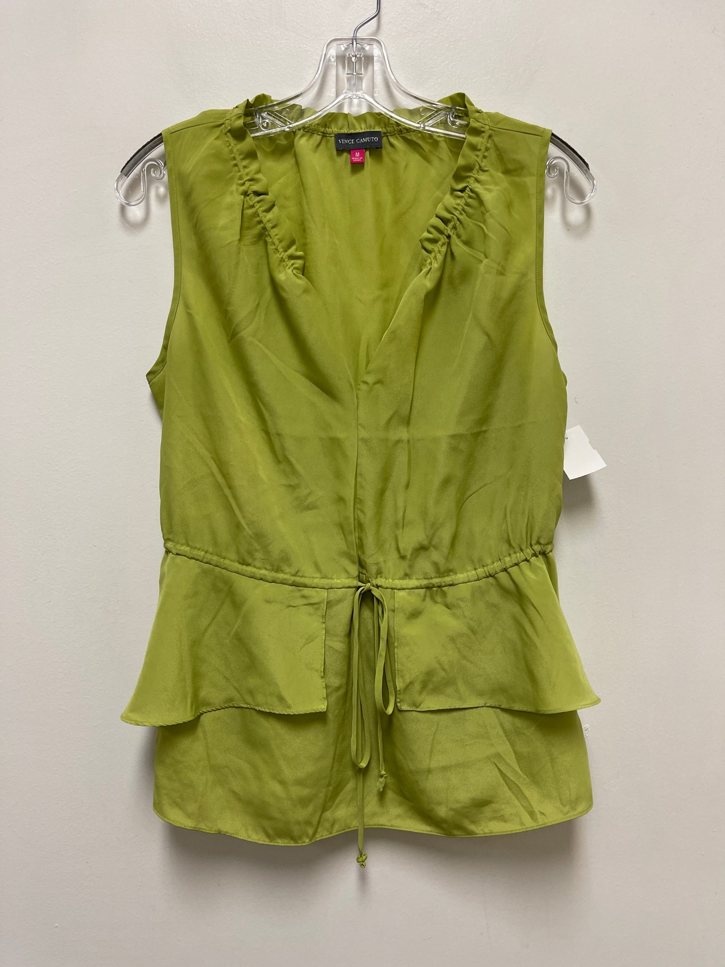 Top Sleeveless By Vince Camuto In Green, Size: M