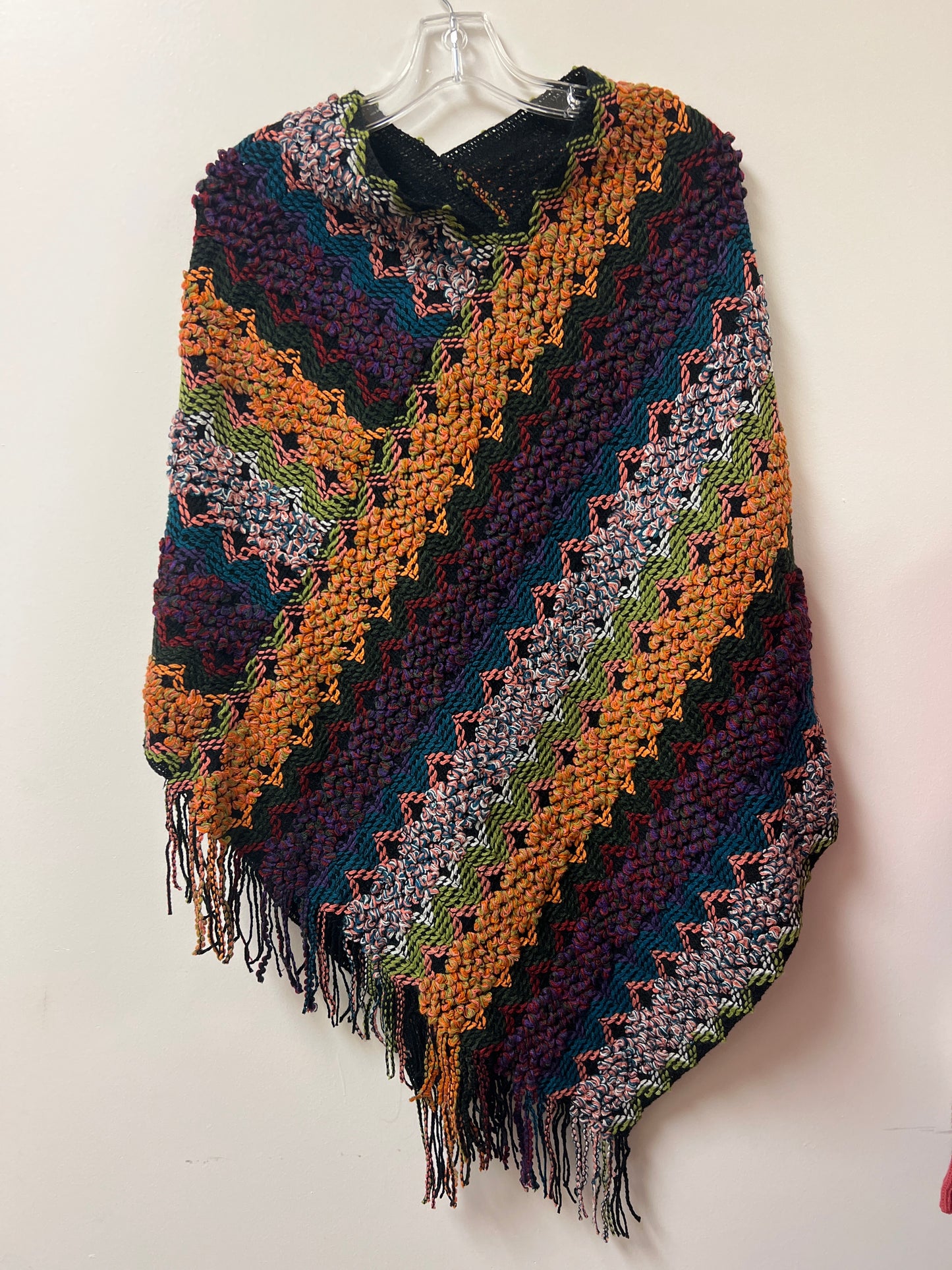 Shawl By Clothes Mentor In Multi-colored, Size: Onesize