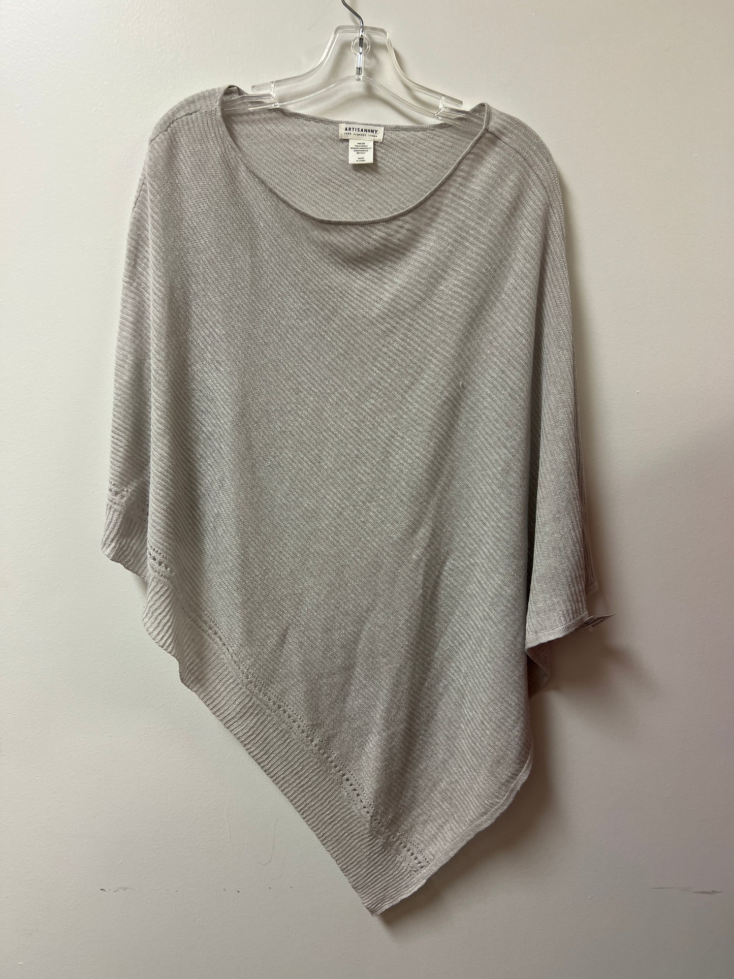 Shawl By Artisan Ny In Grey, Size: Onesize