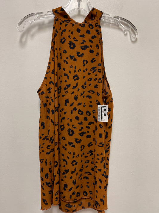 Top Sleeveless By Mts In Animal Print, Size: M