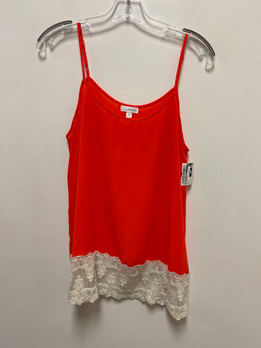 Top Sleeveless By Charming Charlie In Orange, Size: M