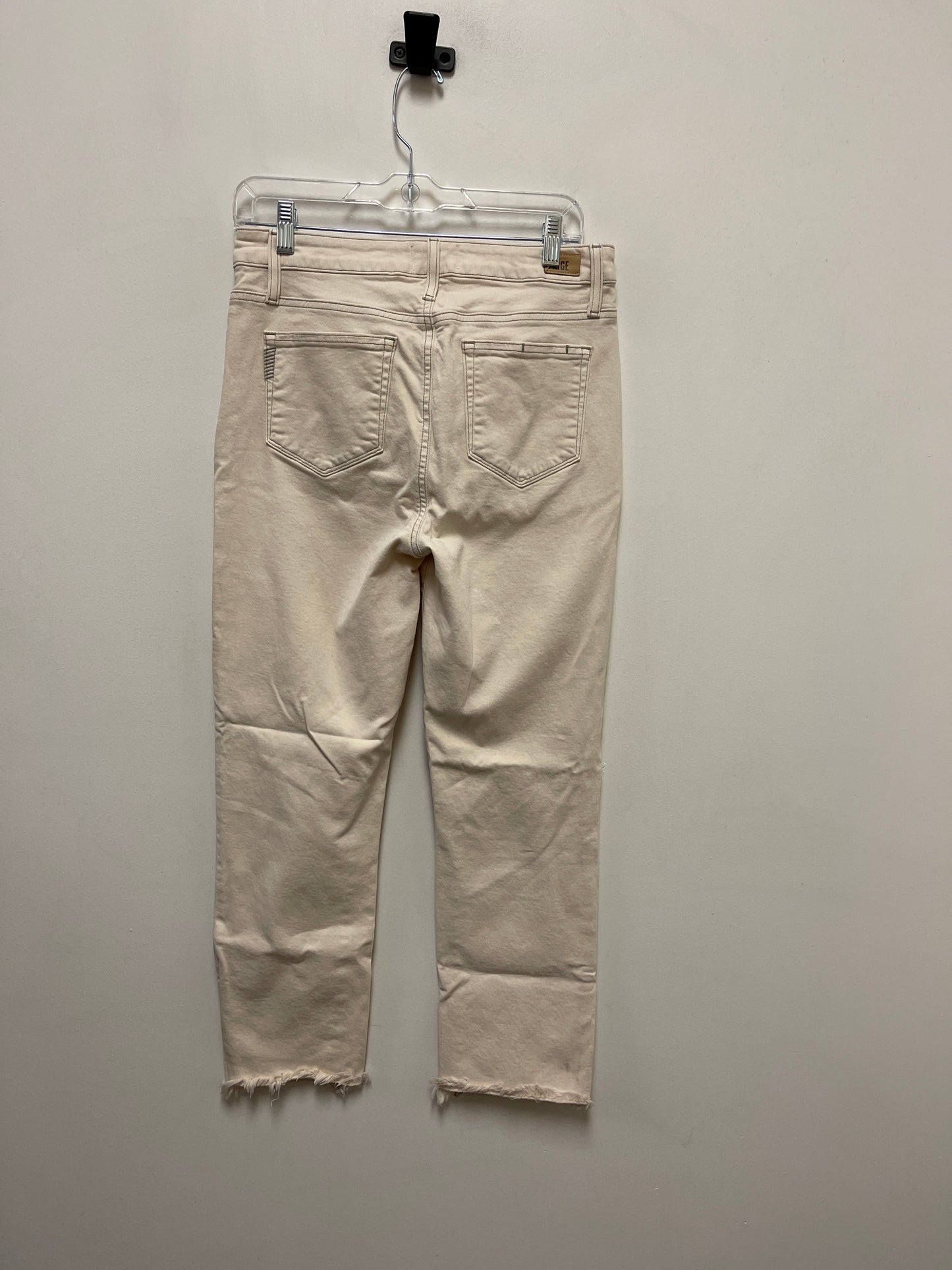 Jeans Designer By Paige In Cream, Size: 8