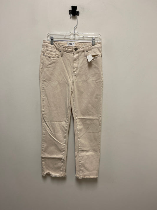 Jeans Designer By Paige In Cream, Size: 8