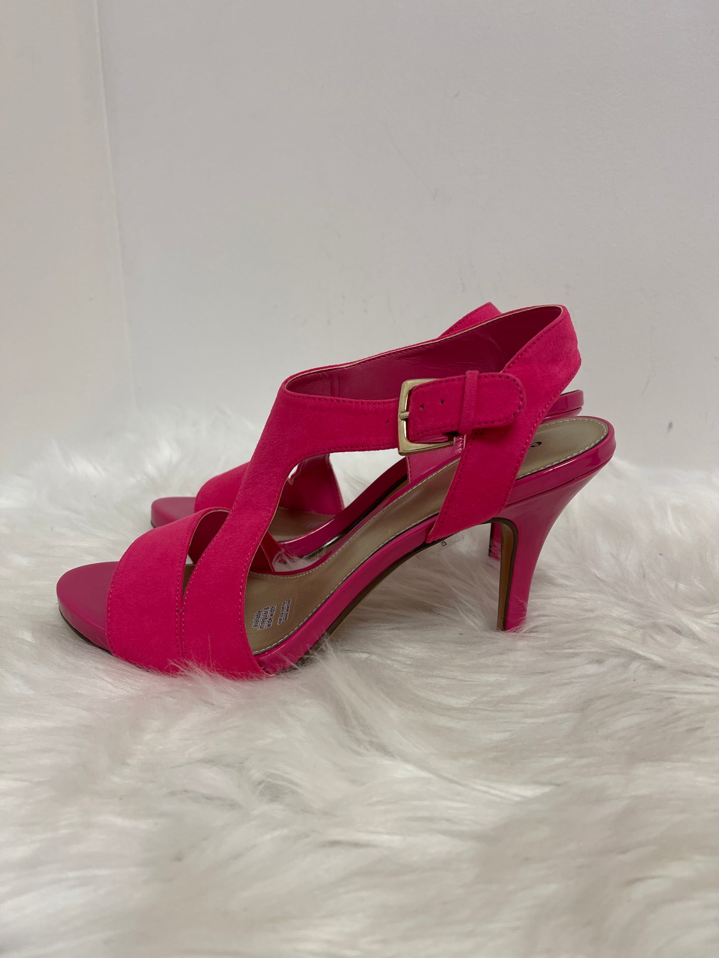 Sandals Heels Block By East 5th In Pink, Size: 8.5