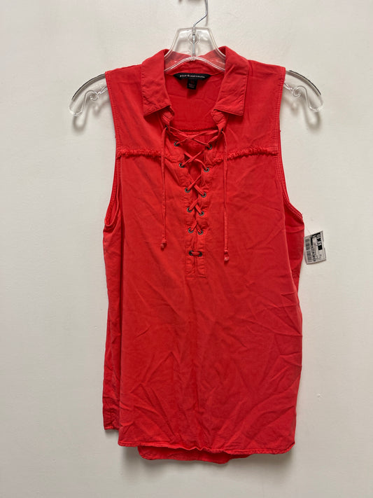 Top Sleeveless By Rock And Republic In Orange, Size: Xs