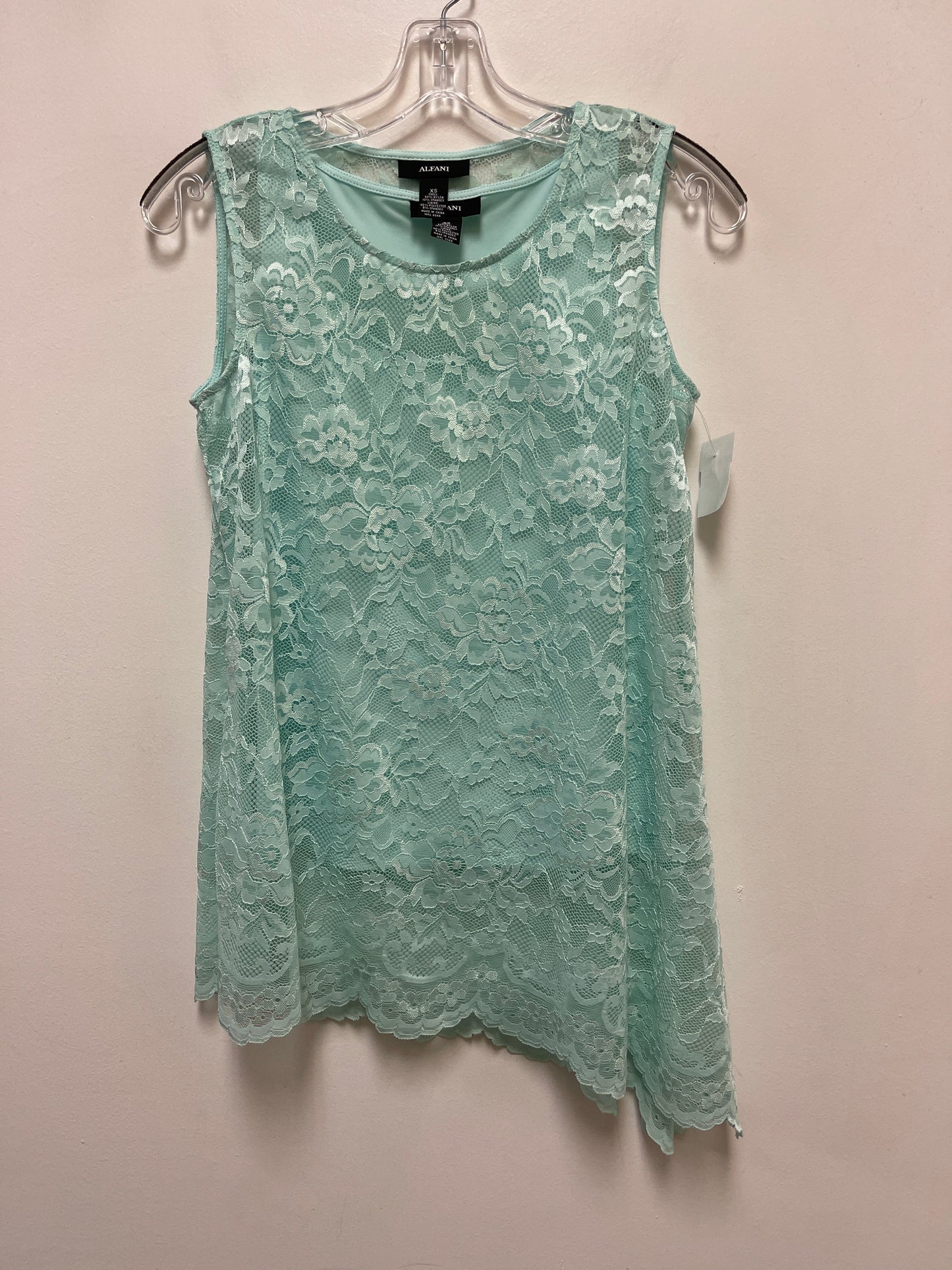 Top Sleeveless By Alfani In Blue, Size: Xs