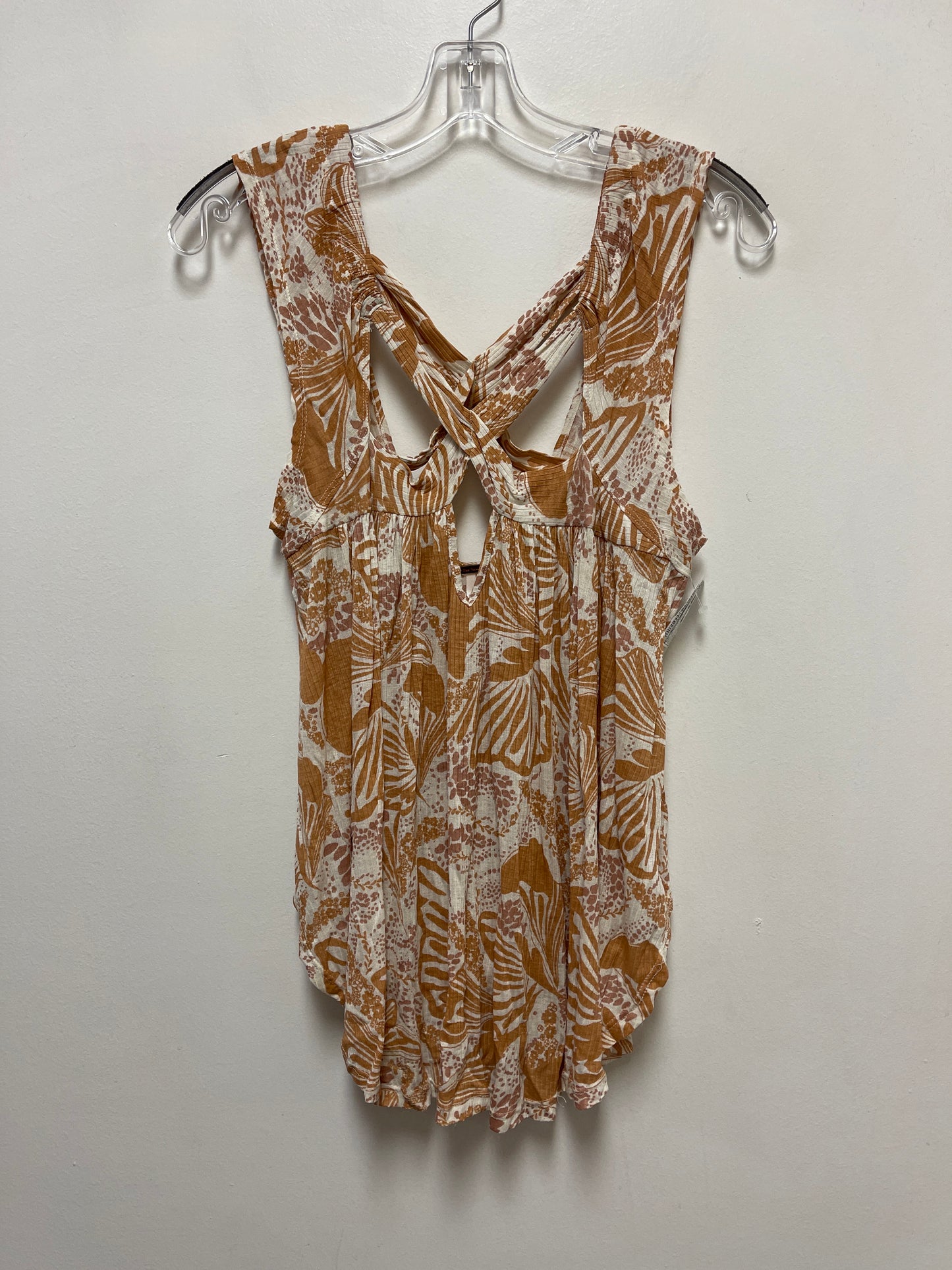 Top Sleeveless By Free People In Orange, Size: S