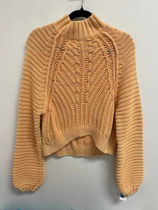 Sweater By Free People In Orange, Size: Xs