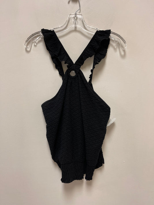 Top Sleeveless By Anthropologie In Black, Size: S