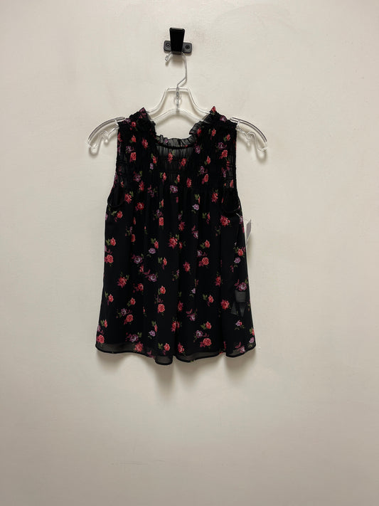 Top Sleeveless By Banana Republic In Floral Print, Size: Xs