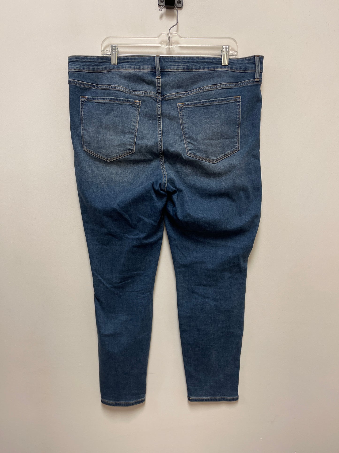 Jeans Skinny By Old Navy In Blue Denim, Size: 18