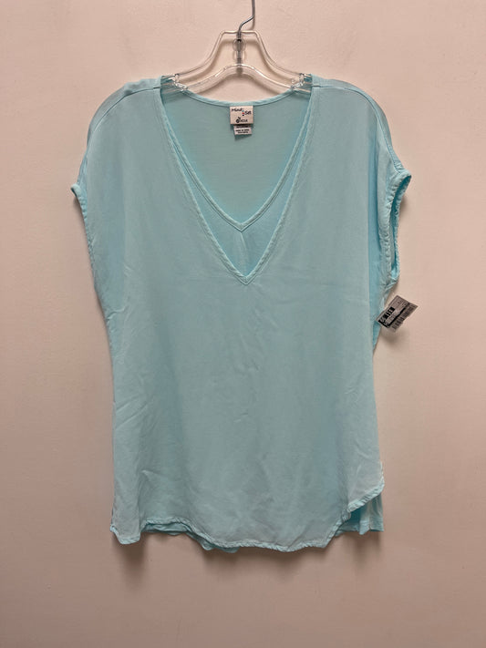 Top Short Sleeve By Xcvi In Blue, Size: S