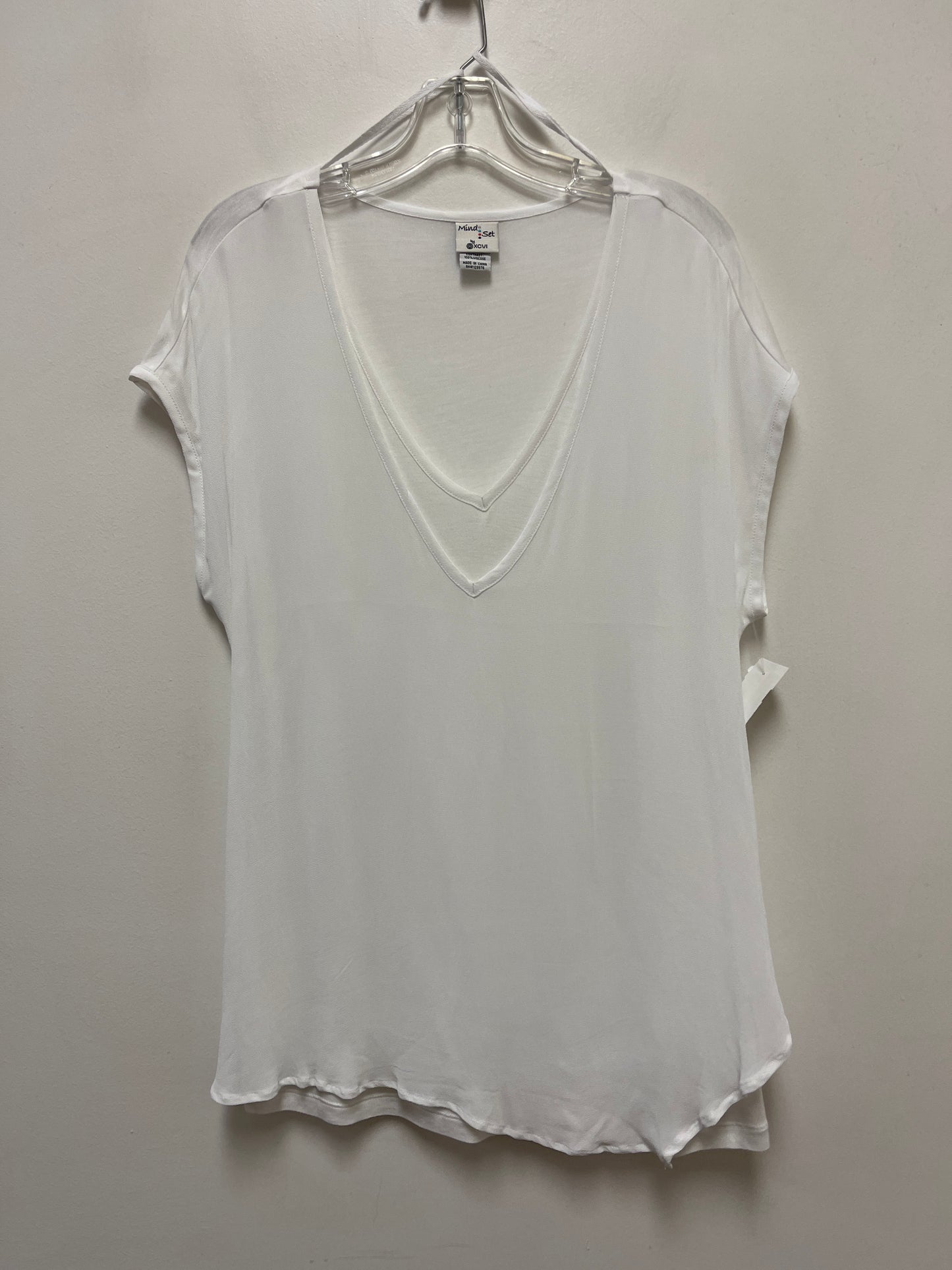 Top Short Sleeve By Xcvi In White, Size: S