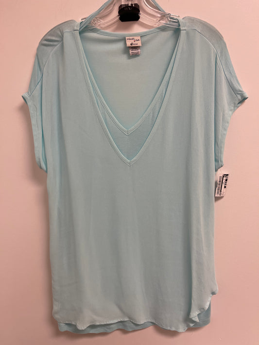 Top Short Sleeve By Xcvi In Blue, Size: S