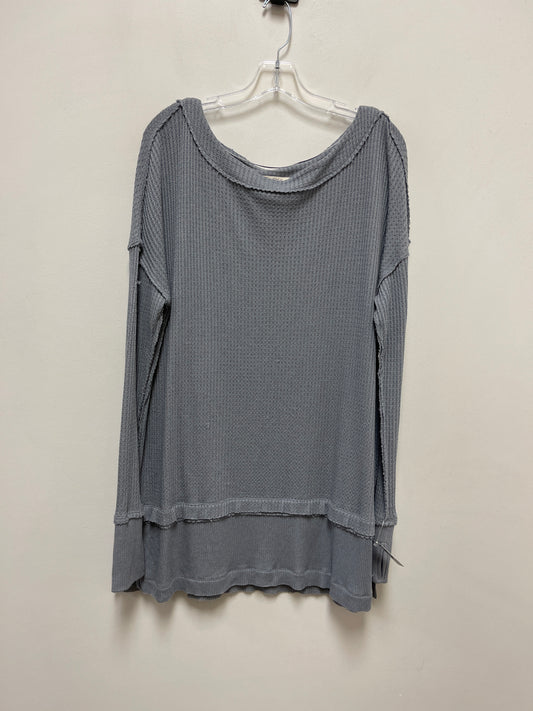 Tunic Long Sleeve By We The Free In Grey, Size: M