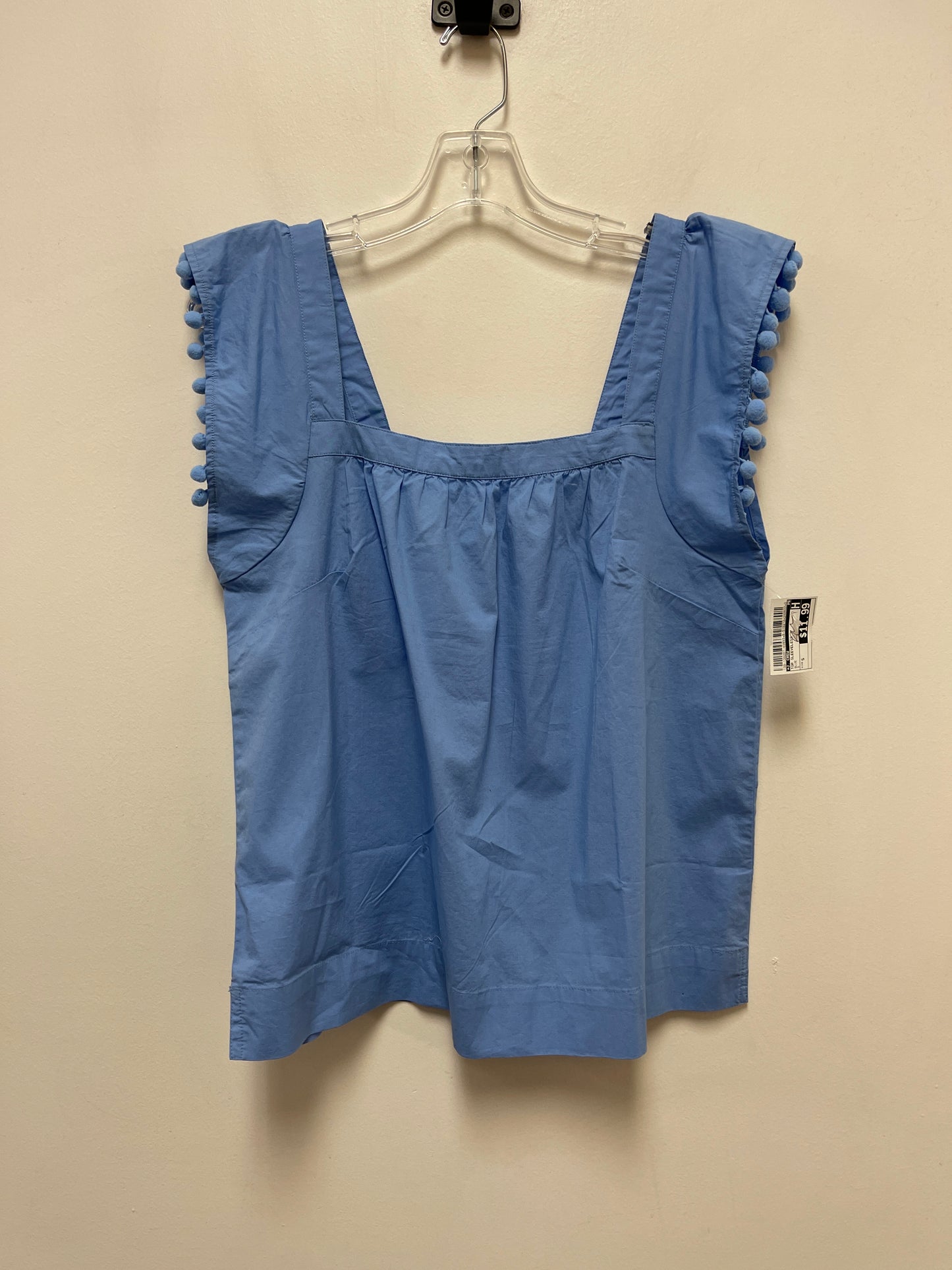 Top Sleeveless By J. Crew In Blue, Size: S