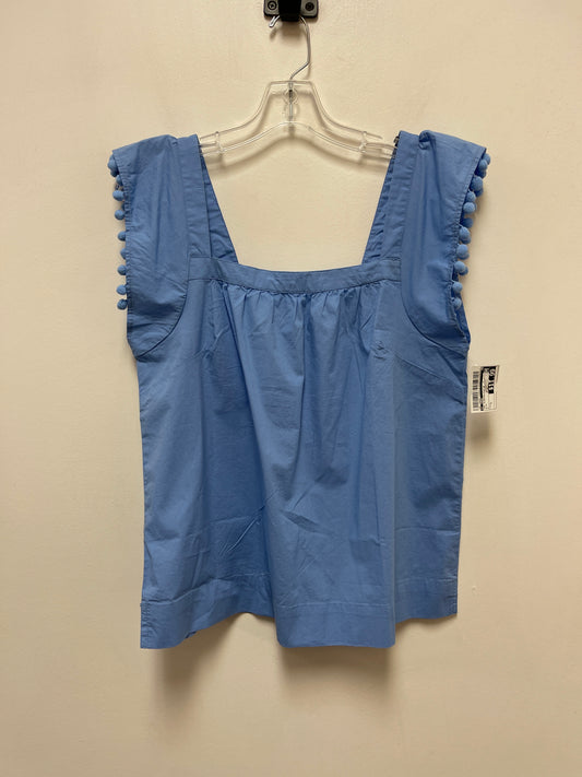 Top Sleeveless By J. Crew In Blue, Size: S