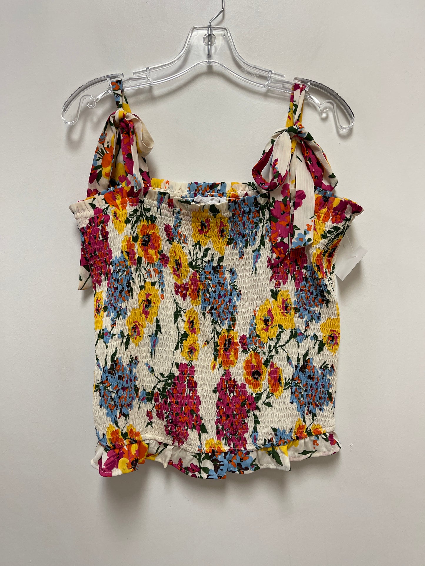 Top Sleeveless By Thml In Floral Print, Size: L