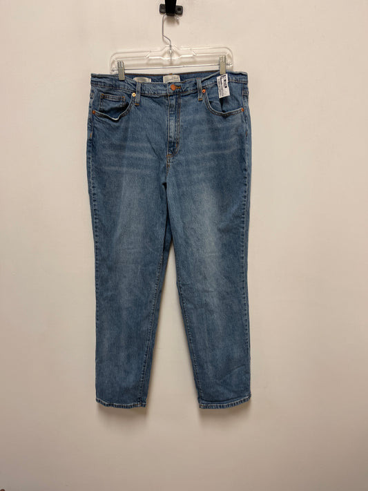 Jeans Straight By Universal Thread In Blue Denim, Size: 14