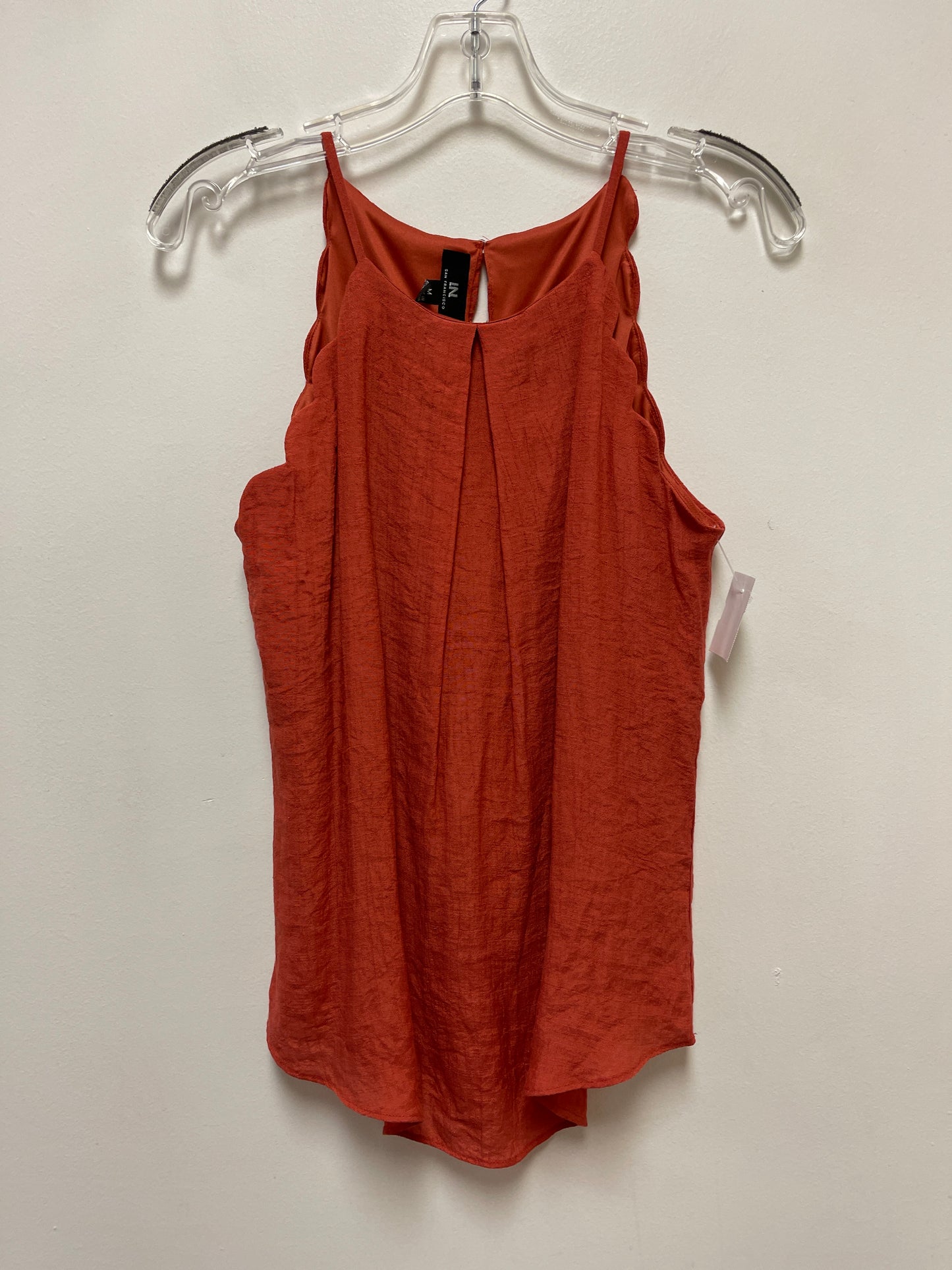 Top Sleeveless By In Sanfrancisco In Orange, Size: M