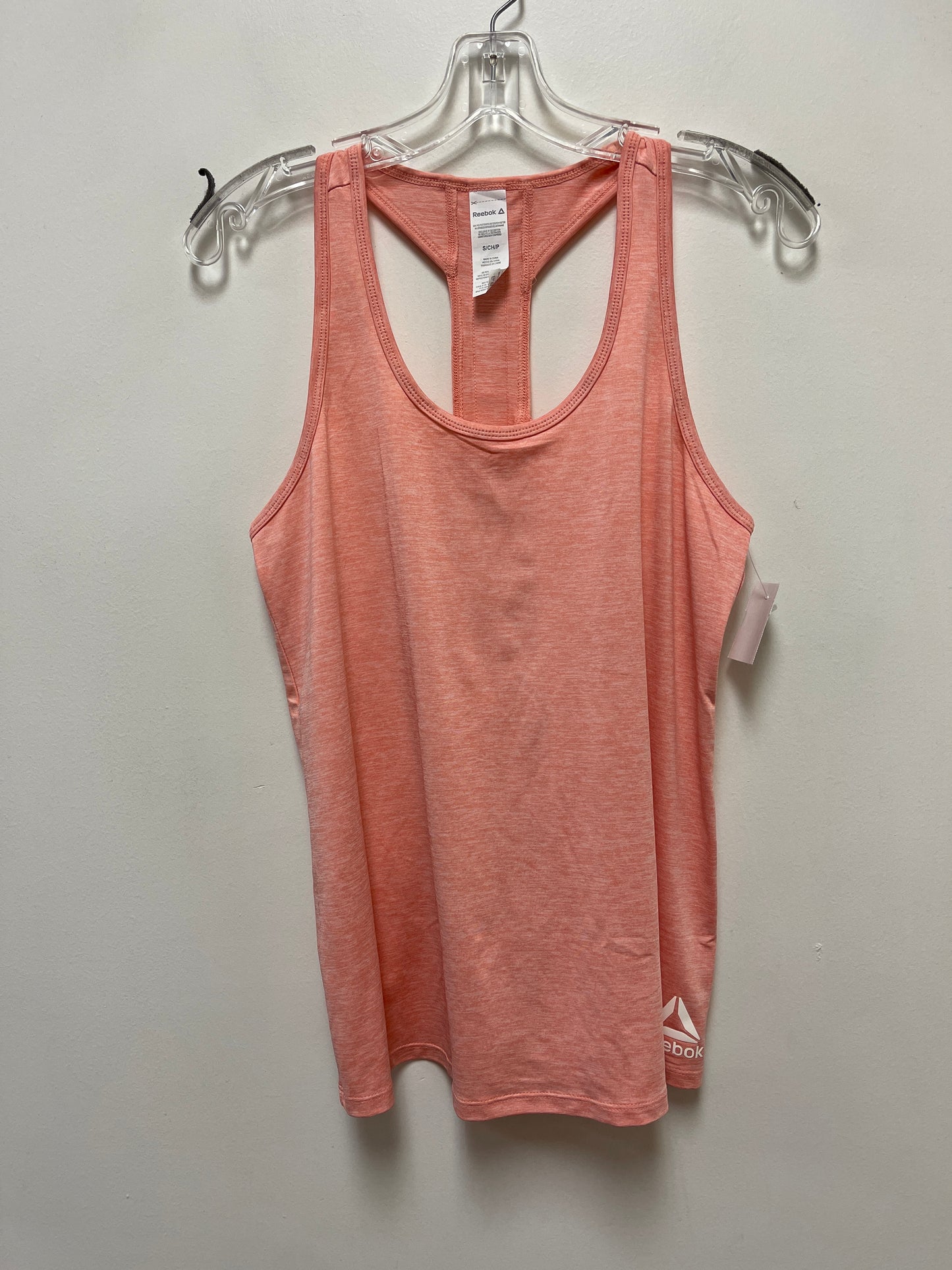 Athletic Tank Top By Reebok In Pink, Size: S