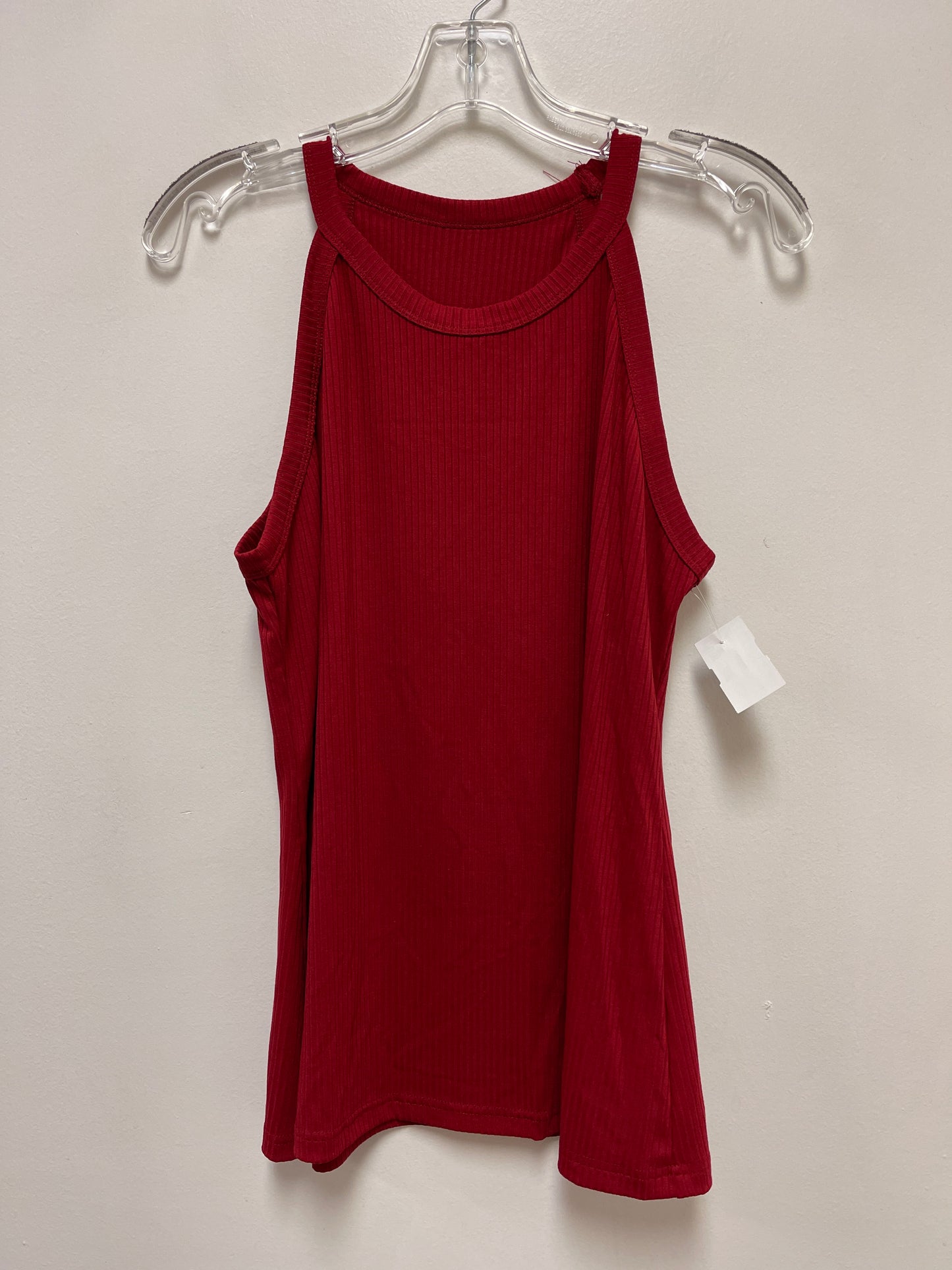 Top Sleeveless By Clothes Mentor In Red, Size: L