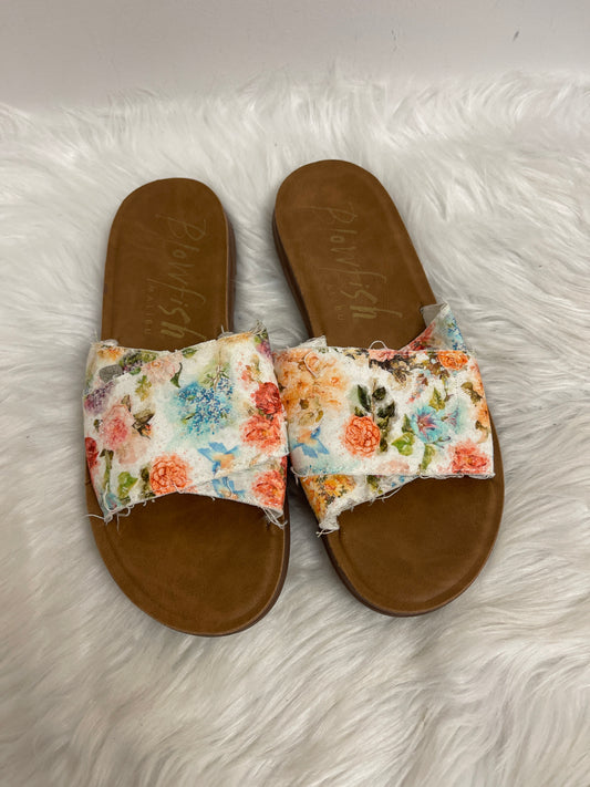 Sandals Flats By Blowfish In Floral Print, Size: 9