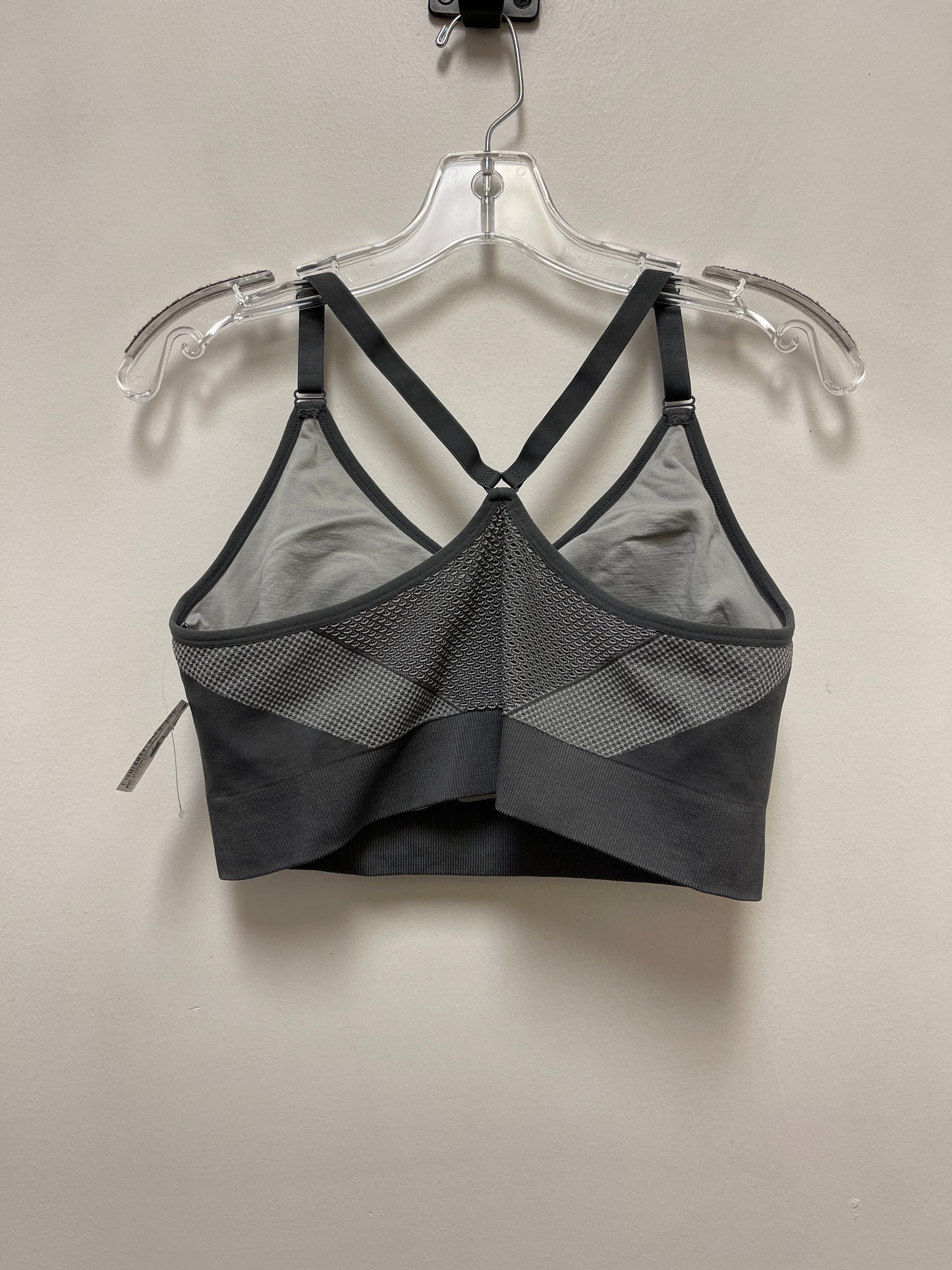 Athletic Bra By Members Mark In Grey & White, Size: 2x