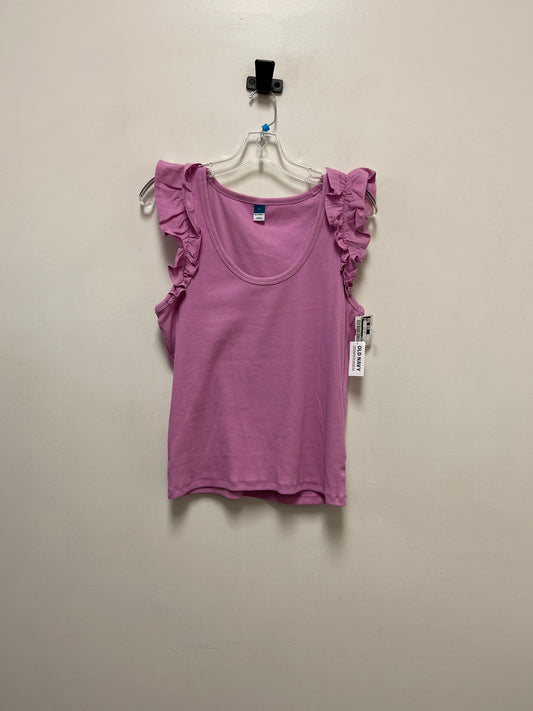 Top Short Sleeve By Old Navy In Purple, Size: L