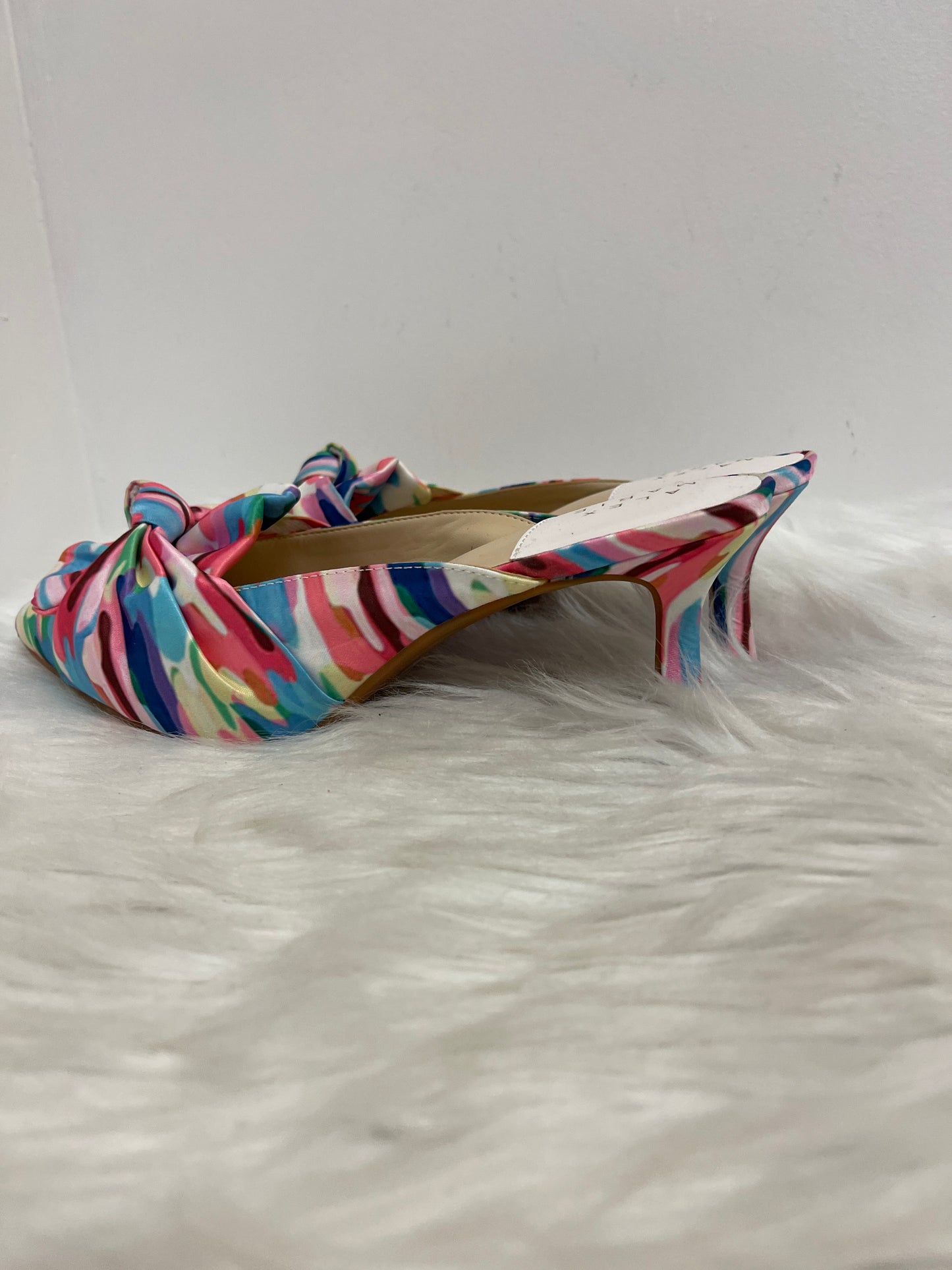 Sandals Heels Kitten By Alex Marie In Multi-colored, Size: 7.5