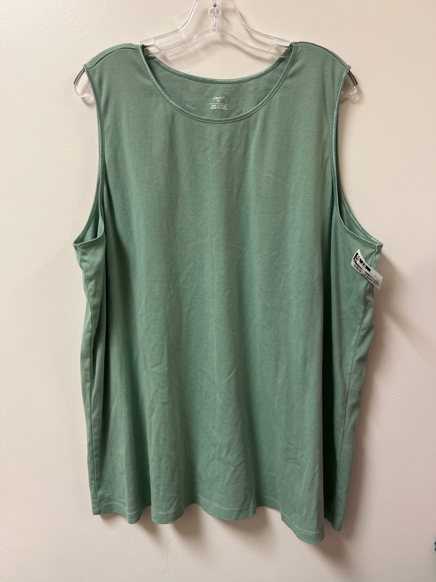 Tank Top By Cj Banks In Green, Size: 3x