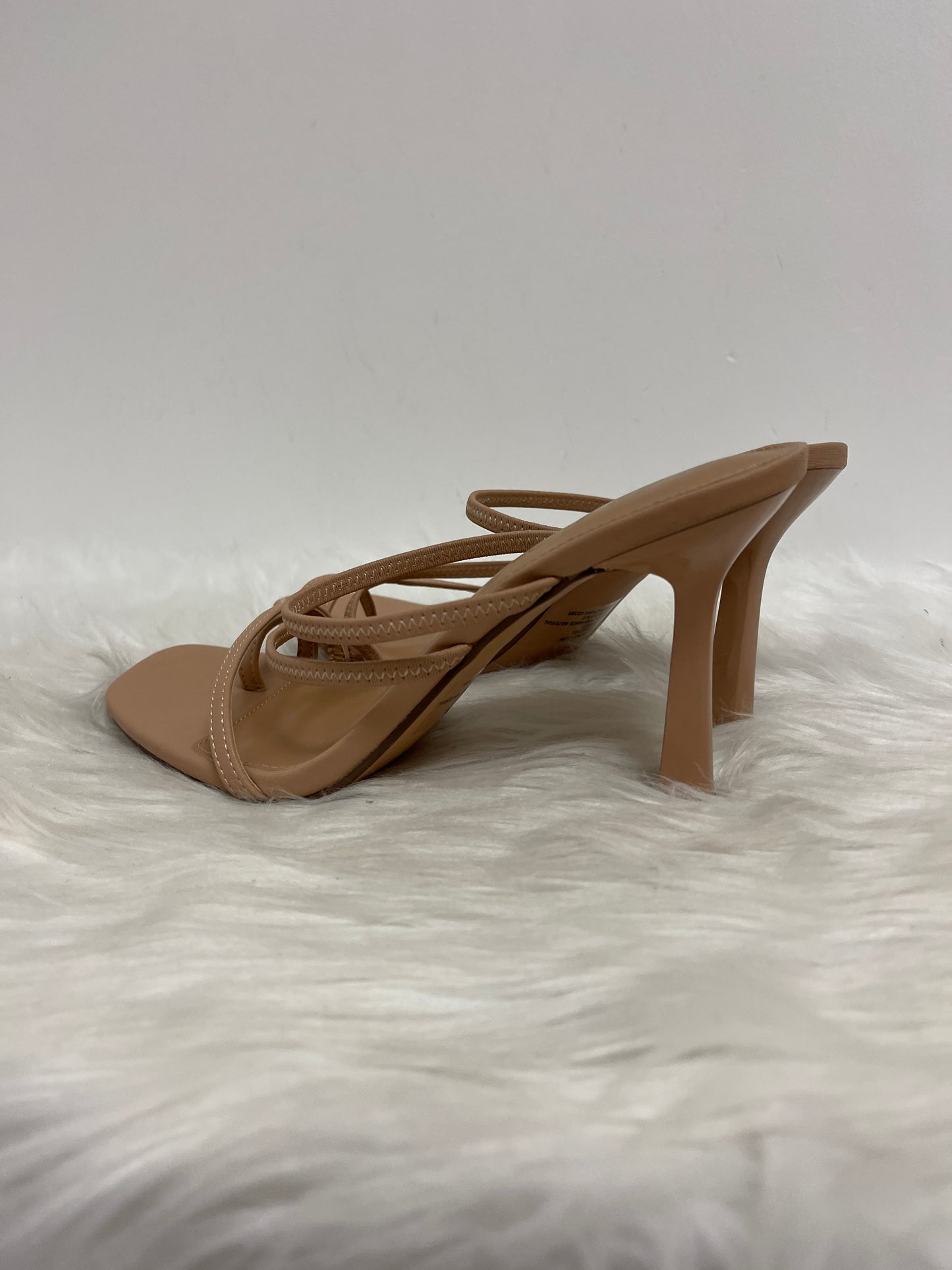 Sandals Heels Stiletto By Clothes Mentor In Cream, Size: 9.5