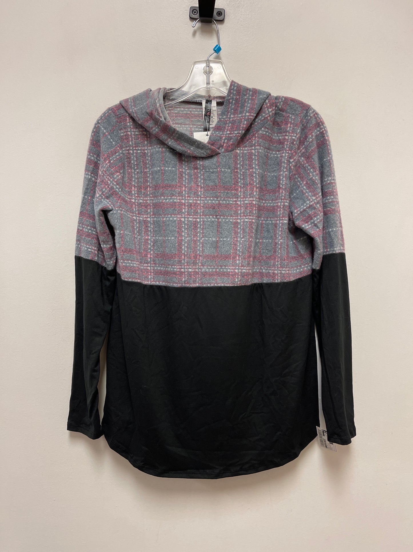 Top Long Sleeve By Clothes Mentor In Grey & Pink, Size: S