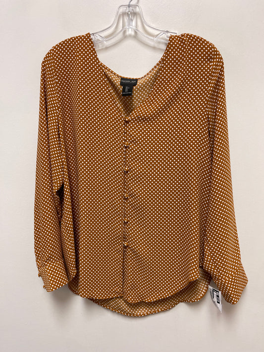 Top Long Sleeve By Rachel Zoe In Yellow, Size: L