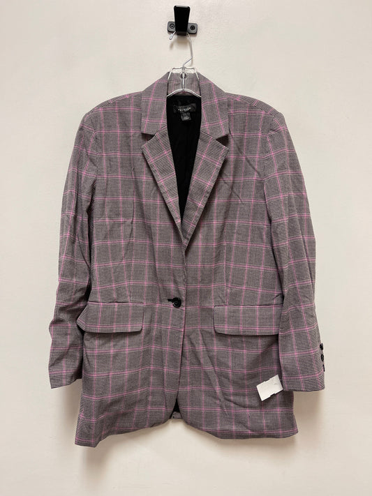 Blazer By Halogen In Brown & Pink, Size: S