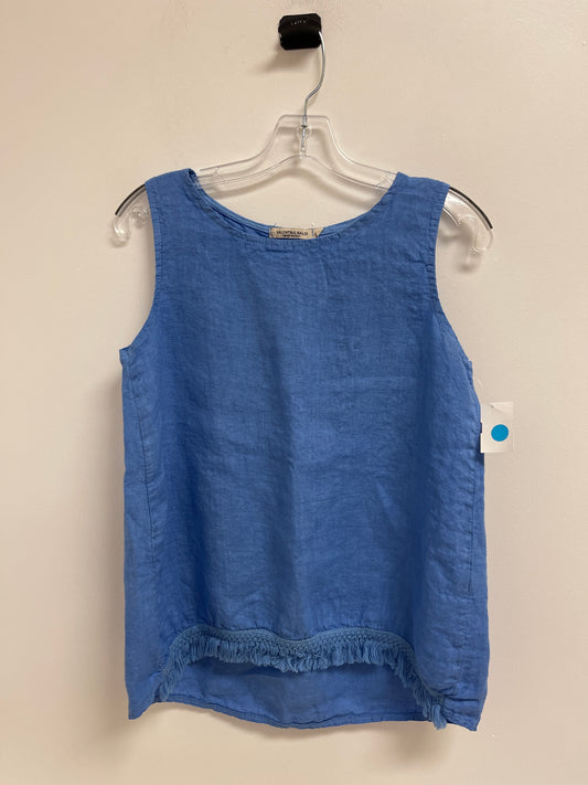 Top Sleeveless By Clothes Mentor In Blue, Size: M