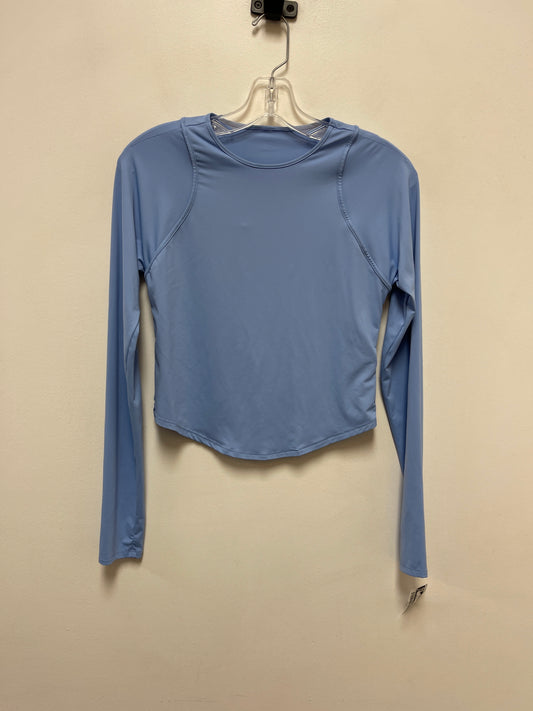 Athletic Top Long Sleeve Collar By Old Navy In Blue, Size: S