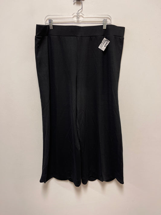 Pants Wide Leg By Isaac Mizrahi In Black, Size: 14