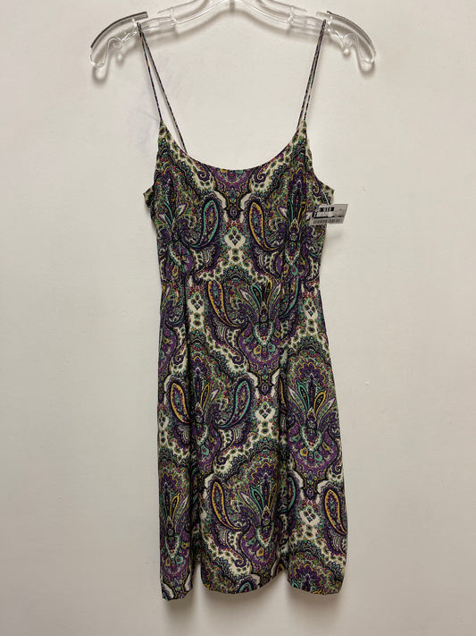 Dress Casual Midi By J. Crew In Multi-colored, Size: Xs