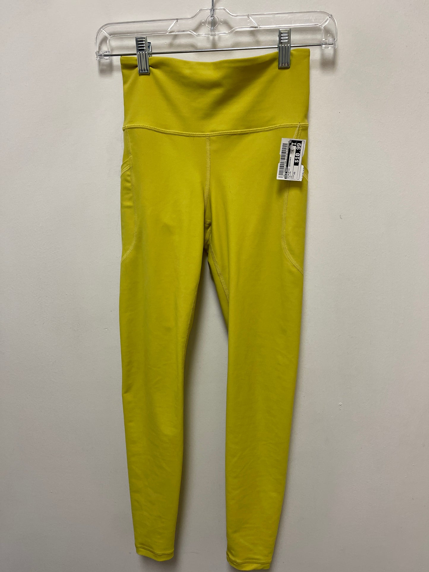 Athletic Leggings By Old Navy In Yellow, Size: Xs