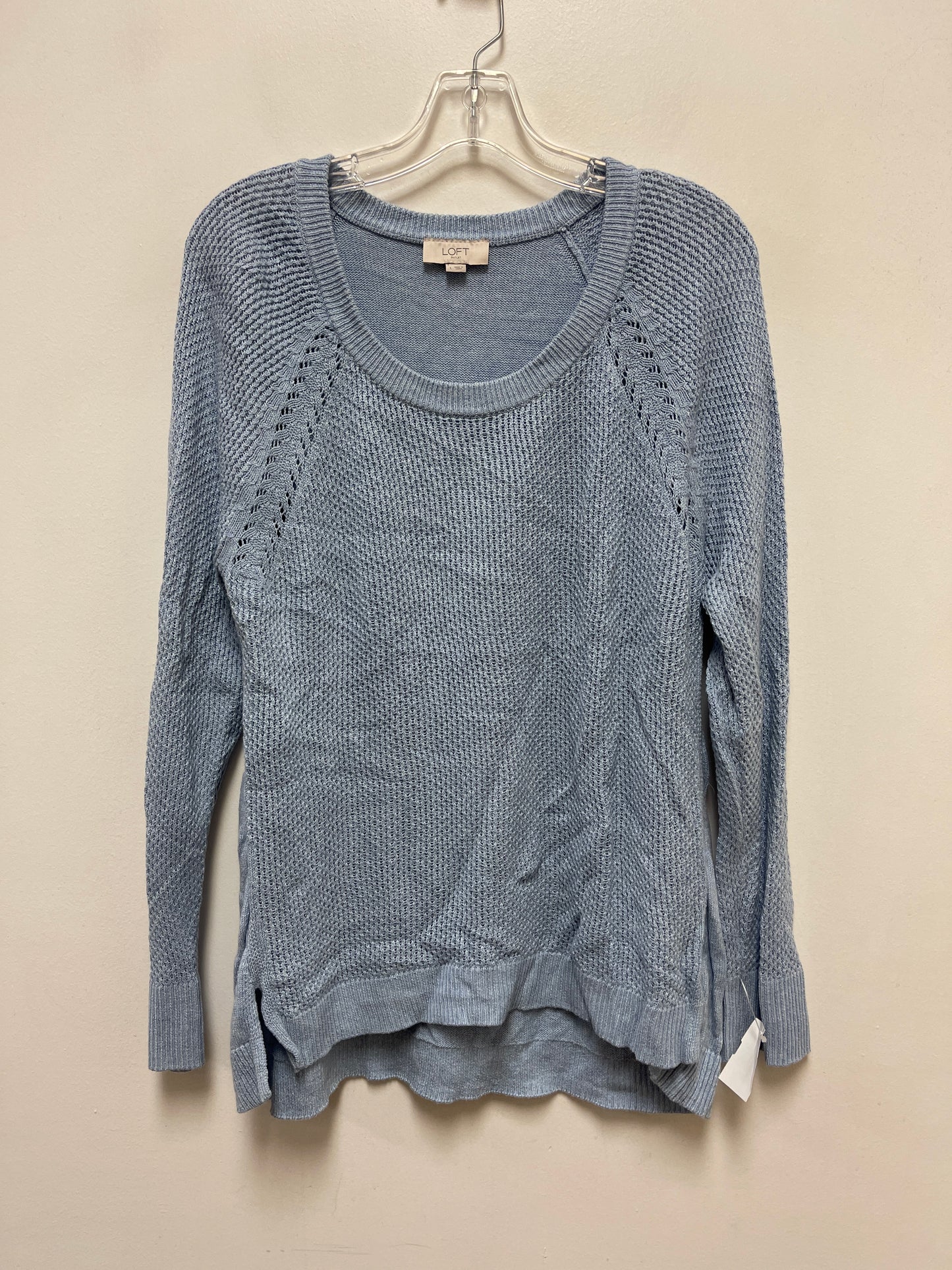 Sweater By Loft In Blue, Size: L